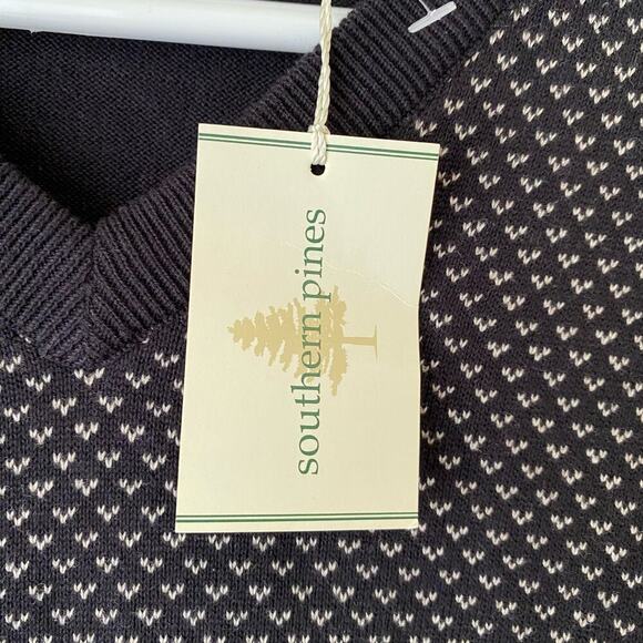 ❤️ Southern pines sz XXL knit V-neck sweater NWT - Picture 4 of 8